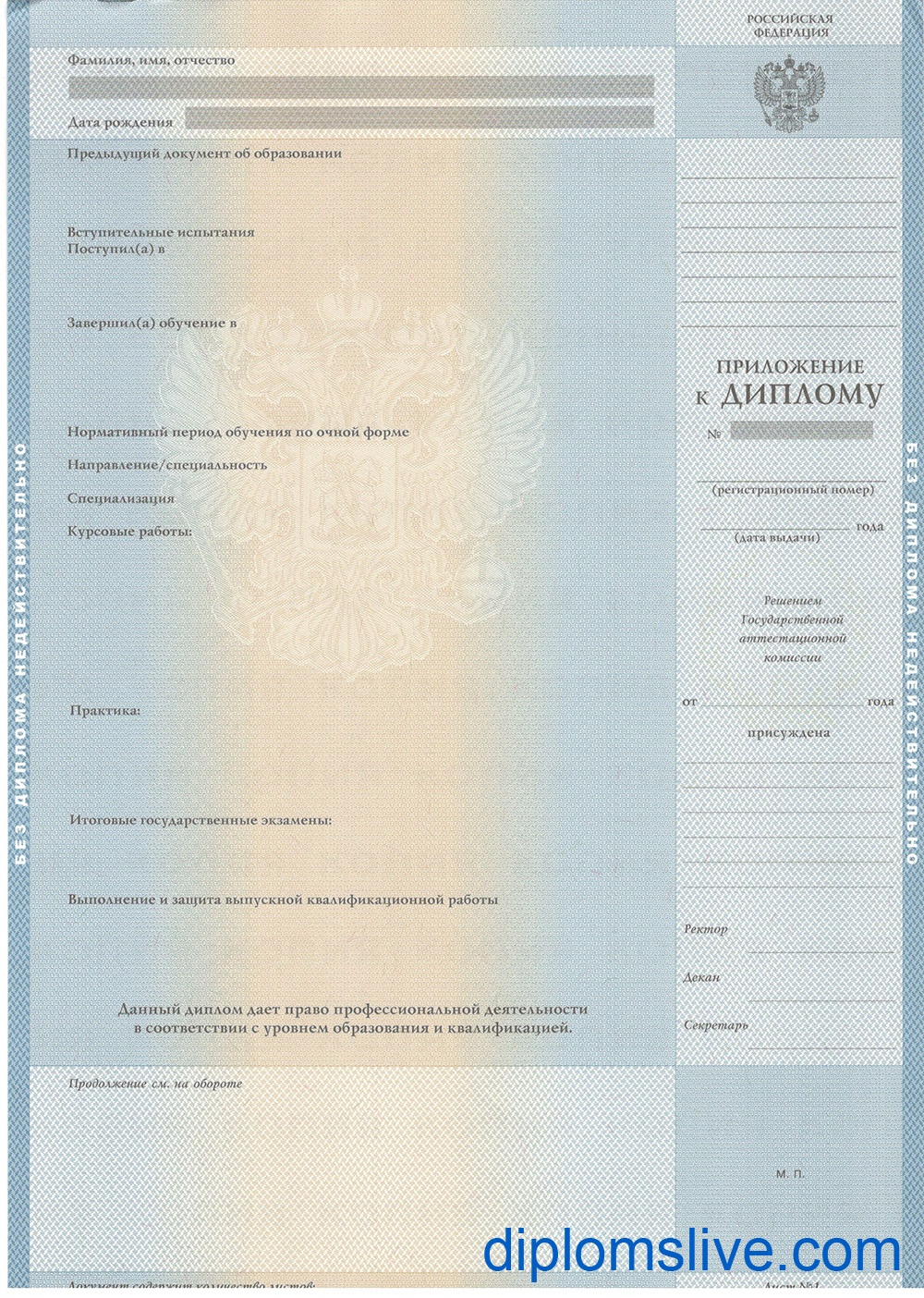 Диплом магистра 2004-2009 год фото